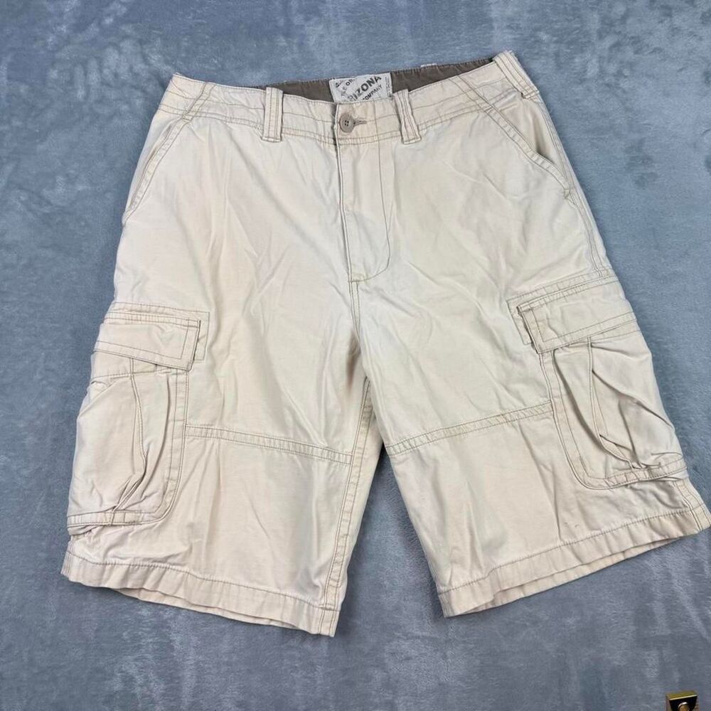 Arizona Men's Tan and Cream Shorts